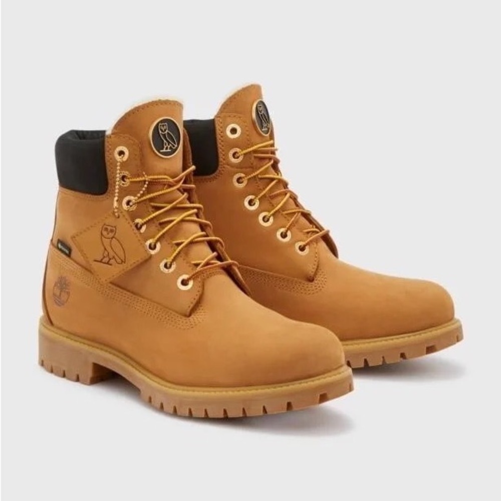 Timberland X Ovo 6” Boots Wheat Nubuck Size 13 Nib
